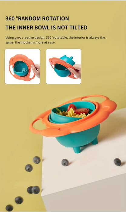 360 degree Rotating Gyroscope Bowl + Free gifts