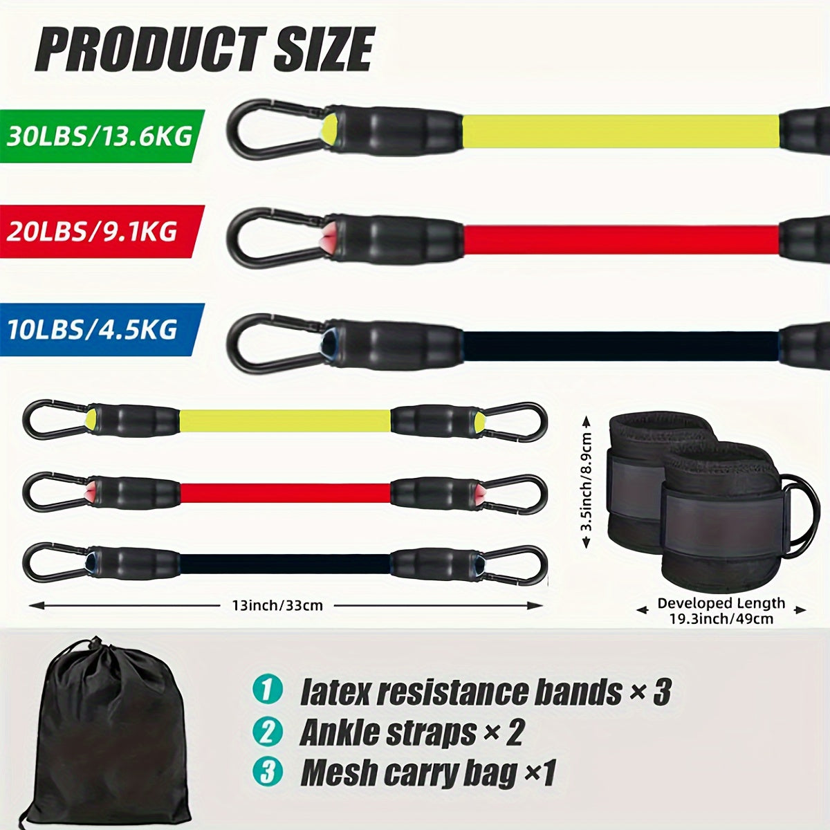 Universal Ankle Resistance Band  + Free gifts