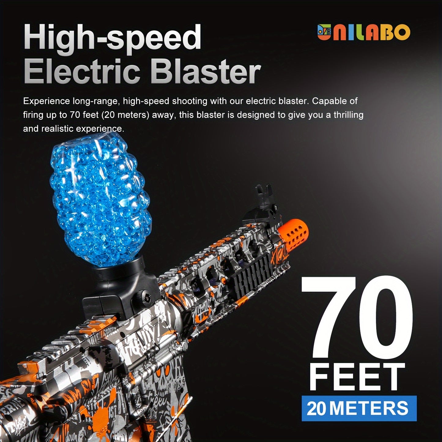 M4 Electric Ball Blaster Toy- High-Speed