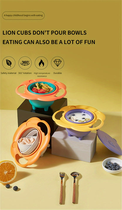 360 degree Rotating Gyroscope Bowl + Free gifts