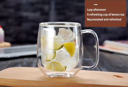 Resistant Double Glass Mug