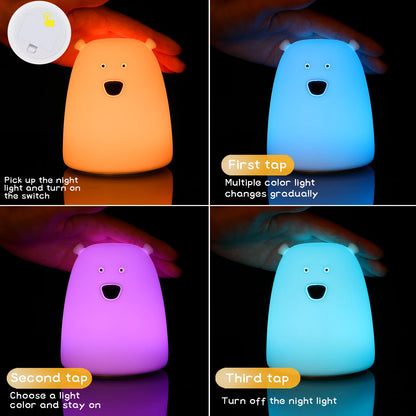 Cat Baby Night Lamp 7-color + Free gifts