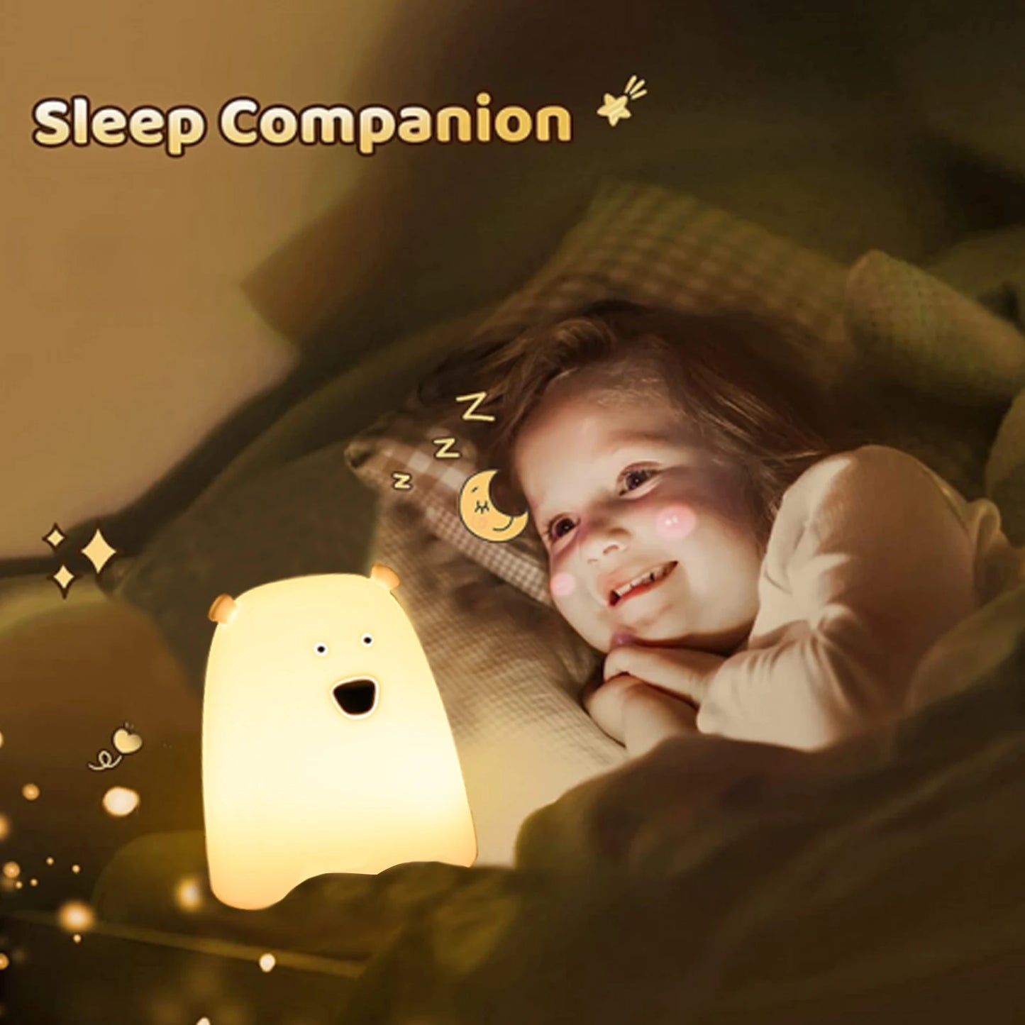 Cat Baby Night Lamp 7-color + Free gifts