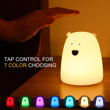 Cat Baby Night Lamp 7-color + Free gifts