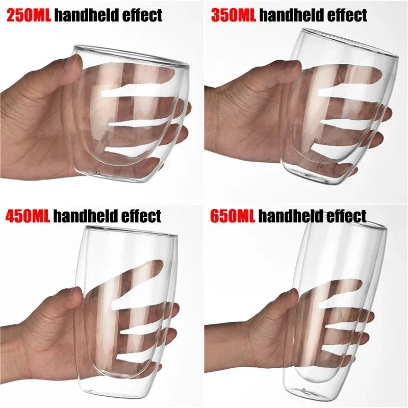 Resistant Double Glass Mug