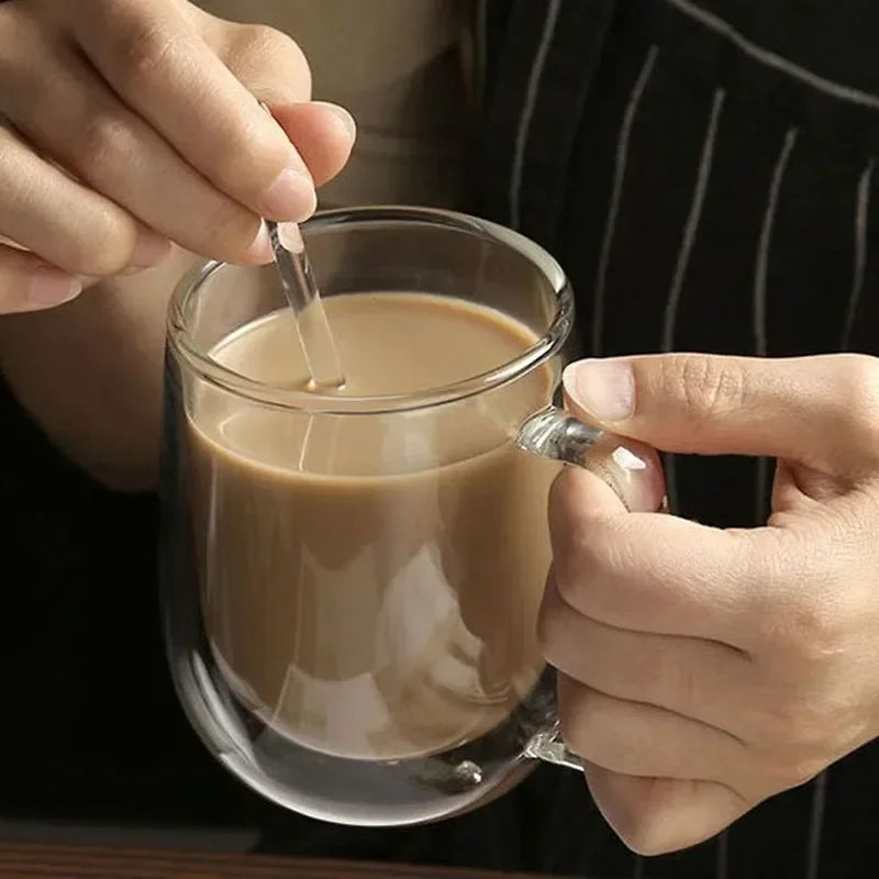 Resistant Double Glass Mug