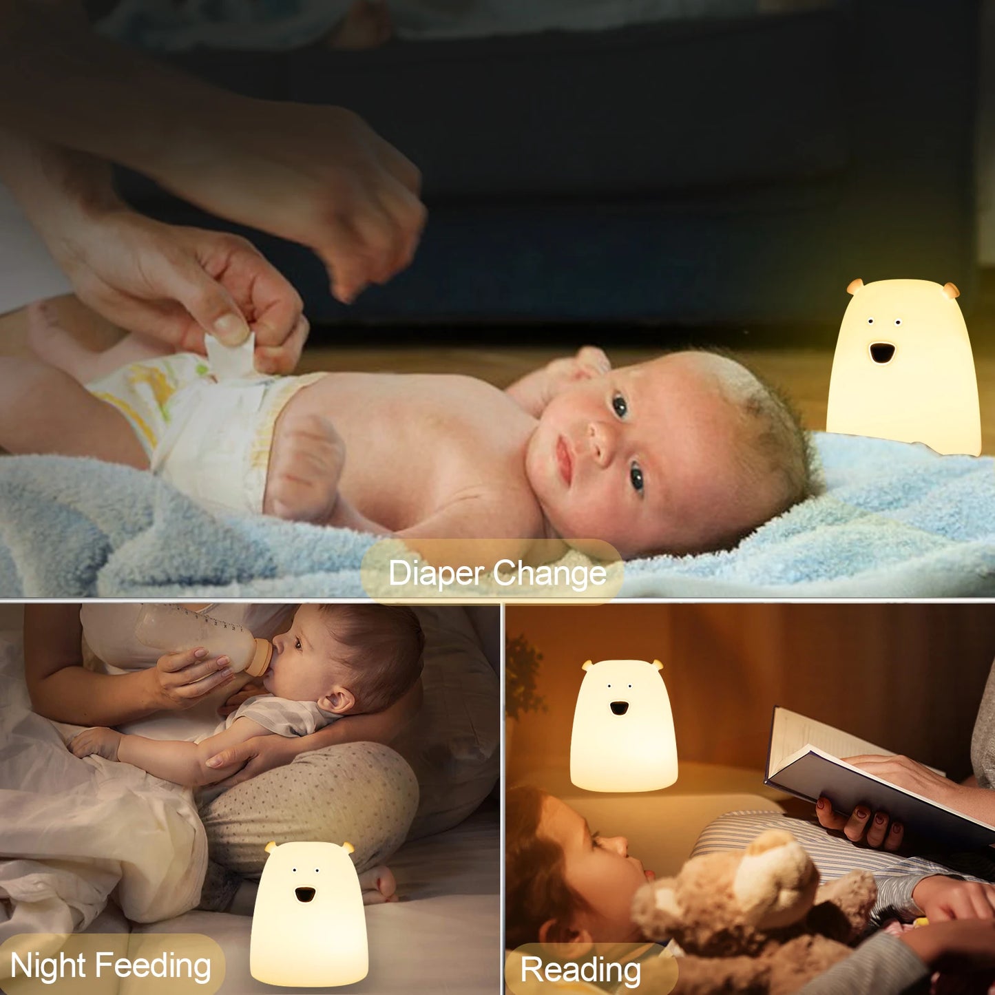 Cat Baby Night Lamp 7-color + Free gifts