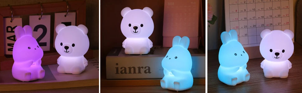 Cat Baby Night Lamp 7-color + Free gifts