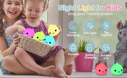 Cat Baby Night Lamp 7-color + Free gifts