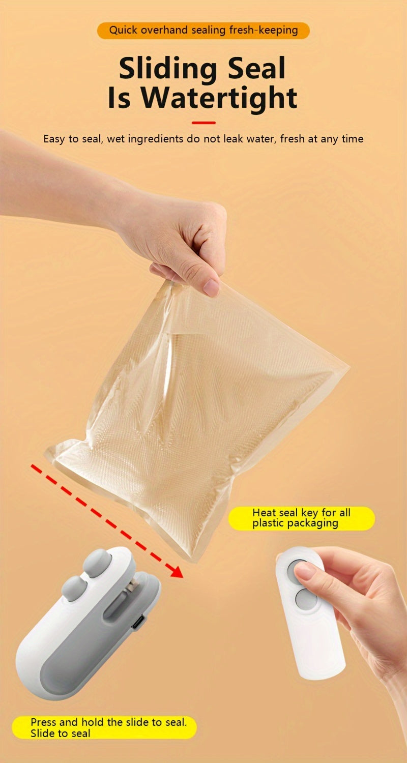 Mini Portable Plastic Bag Sealer Machine + Free gifts